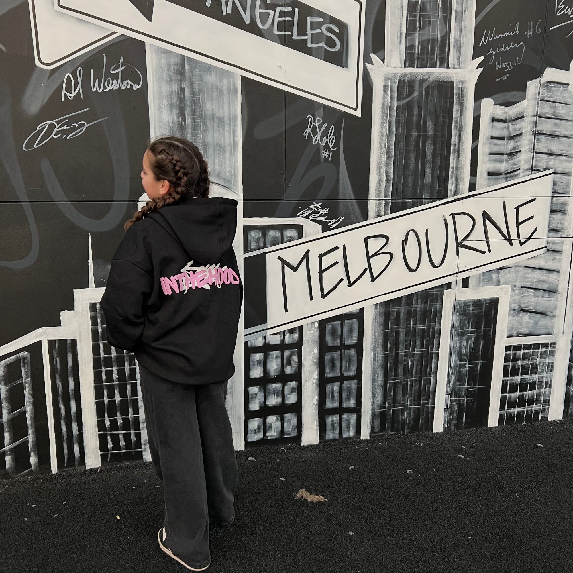 Adults Pink Signature Hoodie